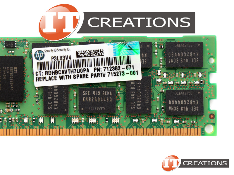 715273 001 HP SAMSUNG 8GB PC3 14900R DDR3 1866 REGISTERED ECC 2RX4 
