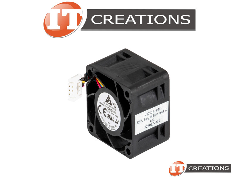 725264-001 HP CENTER FAN ( WITH SCREWS ) FOR HP PROLIANT DL320E G8 