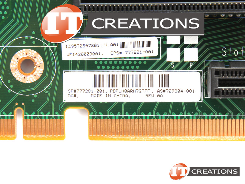 729804-001 HP RISER CARD 1 FOR HPE PROLIANT DL380 G9 ( GEN9 ) / DL388 ...
