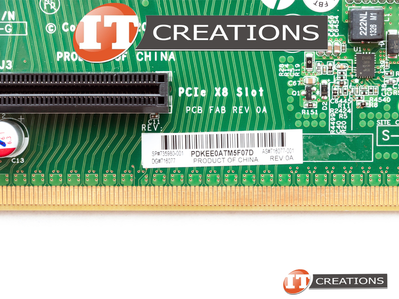 HP 589015-001 HP PCI-E Riser Card per DL170E G6 SE170 508493-002 