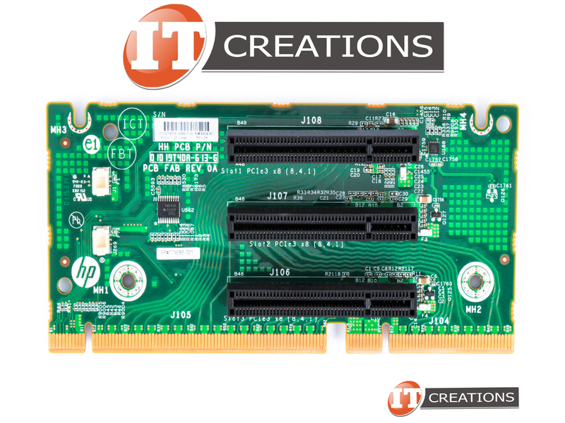 743024-001 HP THREE SLOT PCIE RISER BOARD FOR HP PROLIANT DL180 G9 ...