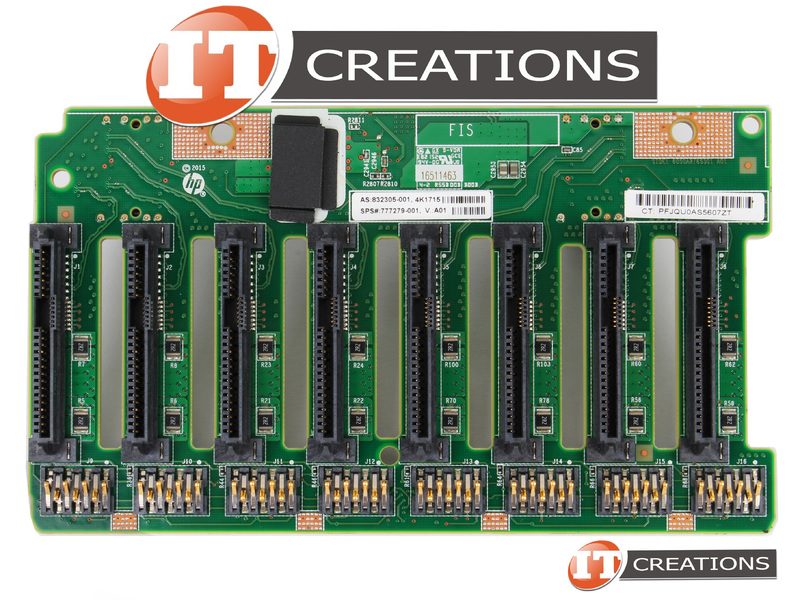 777279-001 HP HARD DRIVE BACKPLANE 2.5 INCH SMALL FORM FACTOR SFF 8 BAY ...