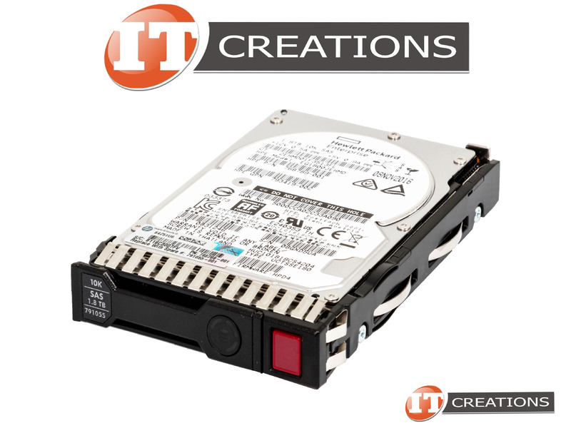 791034-B21 - Refurbished - HP 1.8TB 10K RPM SAS III 2.5 INCH SMALL FORM ...