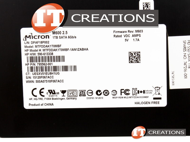 MICRON 1TB MLC SATA III 2.5 INCH SMALL 