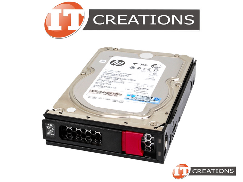 797265-B21 - Refurbished - HP 4TB 7.2k RPM SATA III 3.5 Inch Large Form ...