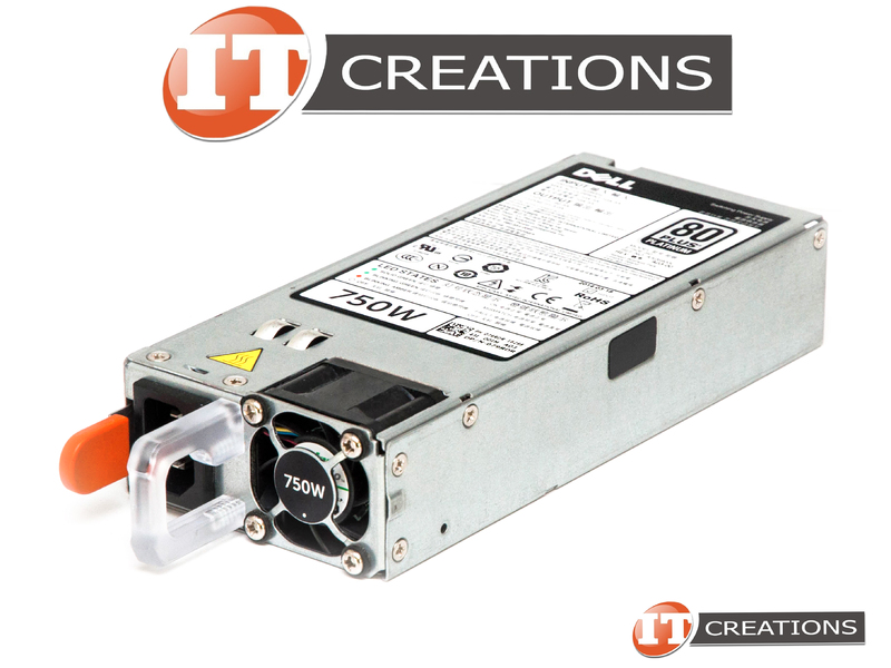 Alimentation Dell 750W 80+ Platinum – 6W2PW, Pour Serveurs R520/R620/R720, Reconditionnée