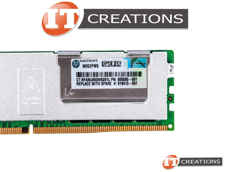 805358-B21 819413-001 809085-091 64GB 4Rx4 PC4-2400T HPE Genuine Smart Memory
