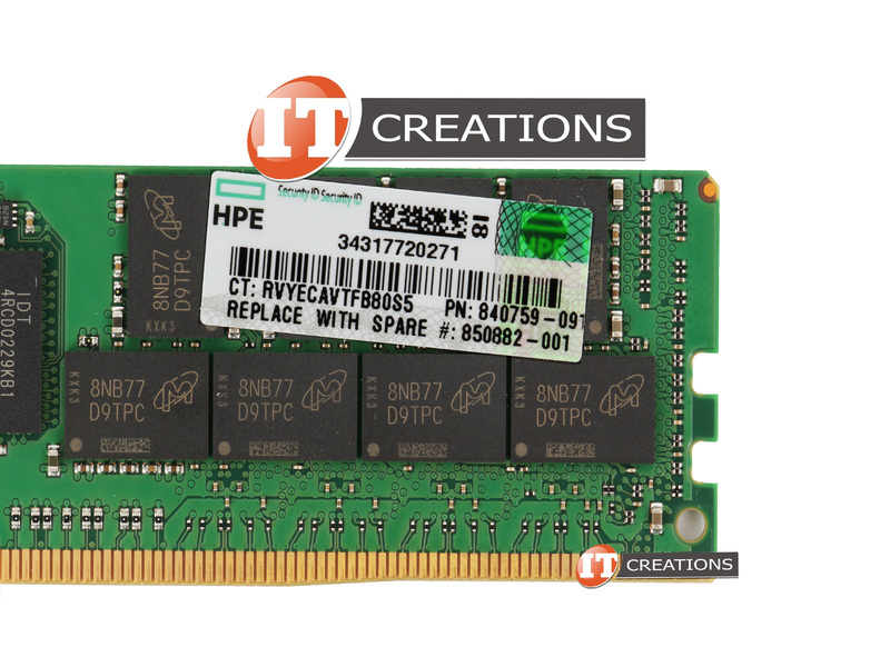 HP / HPE 64GB PC4-21300 DDR4-2666V-L LOAD REDUCED 4DRX4 CL19 288 PIN 1.20V  MEMORY MODULE LRDIMM ( PC4-2666V-L 4RX4 ) (815101-B21)