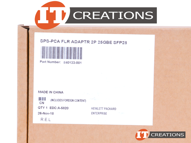 840133001RETAIL Retail HP / HPE 631FLRSFP28 ADAPTER 10