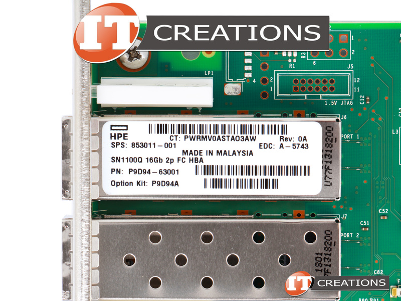 853011-001-NO BRACKET HP STOREFABRIC SN1100Q HBA 16GB/S PCI- 3.0