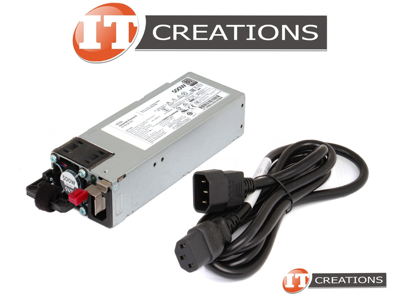 HPE 865408-B21 500W Flex Slot Platinum Power Supply - Open Box, 90 Day Warranty