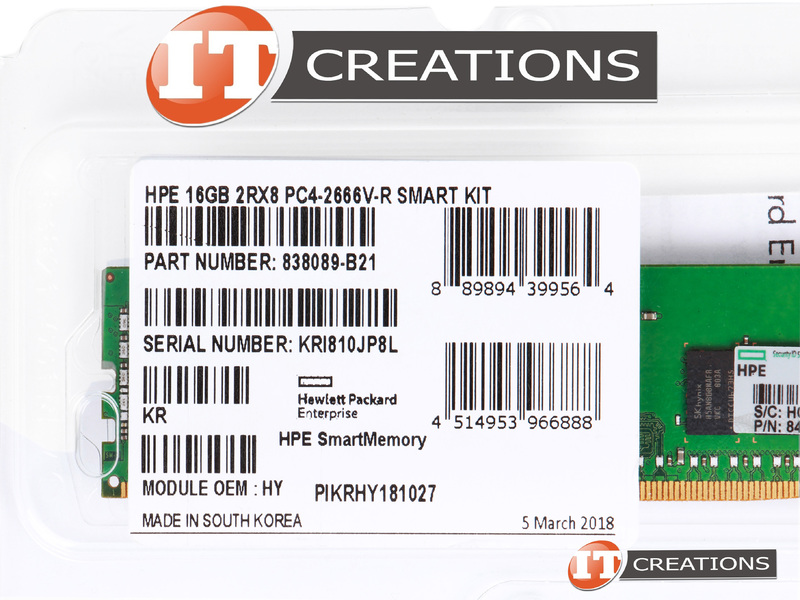 Ram Server Hp 16 GB DDR4-2400 RDIMM - Modello 836220-B21 Per HPE - Foto 2