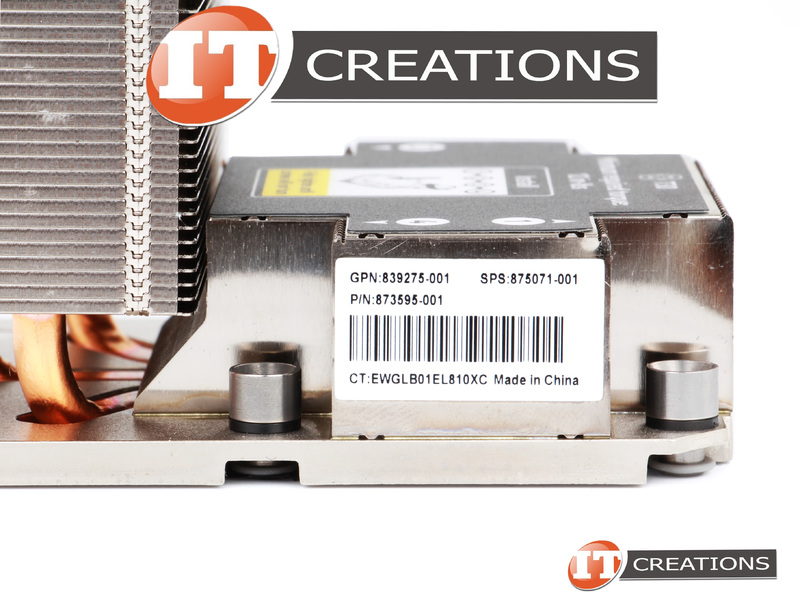 875071-001 HP HIGH PERFORMANCE HEATSINK FOR HPE PROLIANT DL380 G10  
