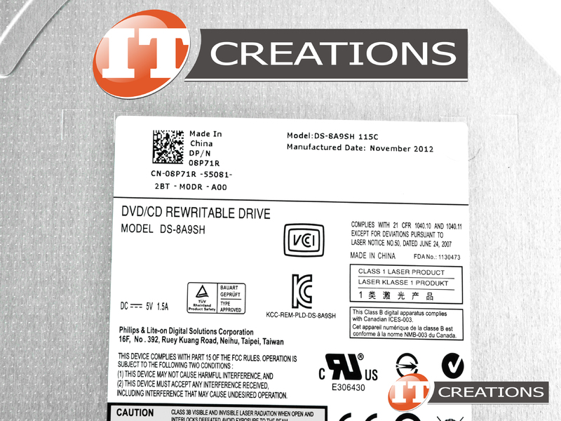 8P71R DELL OPTICAL DRIVE DVD MULTI RECORDER RW DVD REWRITABLE CD