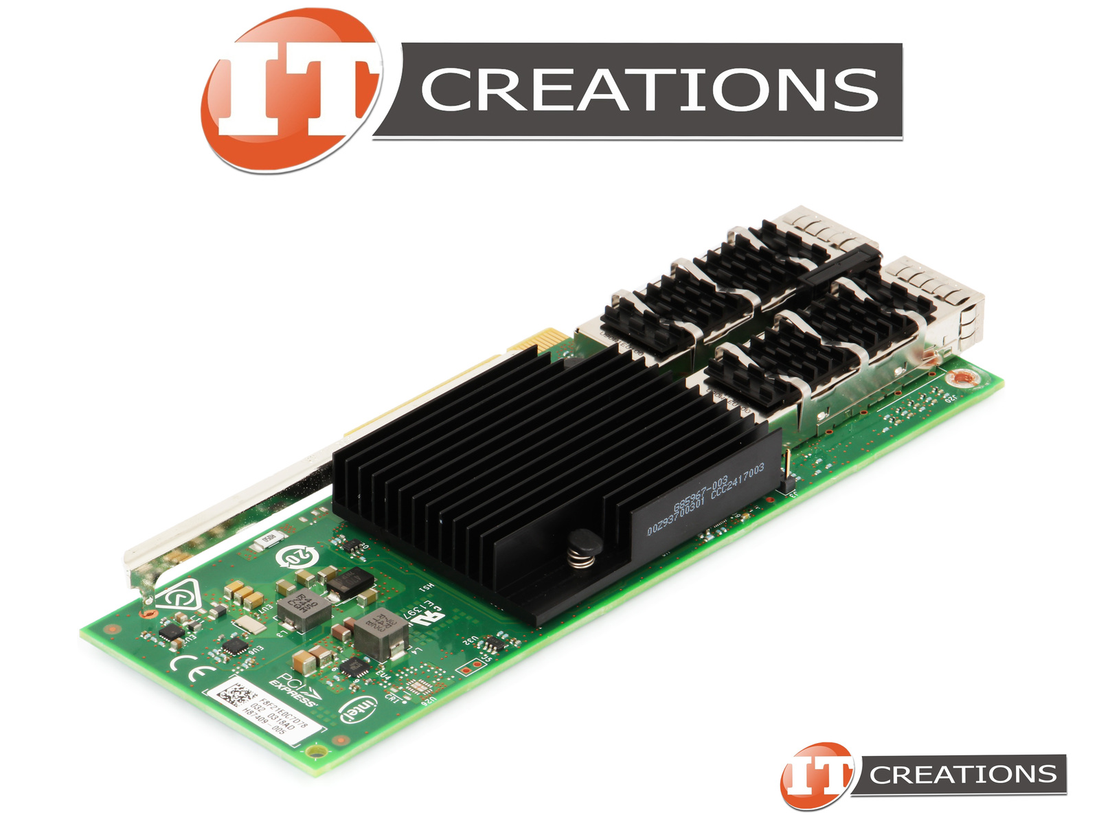 8DKFV-NO BRACKET DELL / Intel Xl710-QD2 CNA 40gbe Dual Port Qsfp+ PCI-E ...
