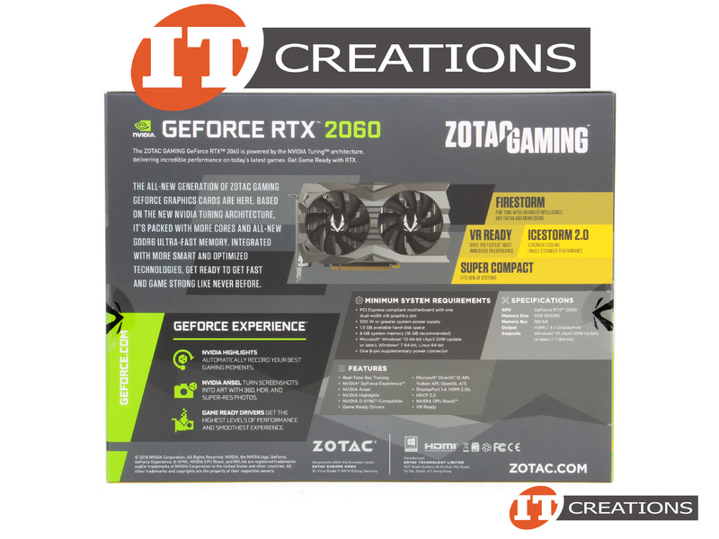【ネコ 大阪様】ZOTAC GeForce RTX 2060 6GB GDDR6 ZOTAC GAMING GeForce RTX 2060 | ZOTAC
