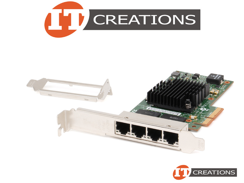 Dell I350-T4 Quad Port Server Adapter 1 Gbps PCI-E - X8DHT