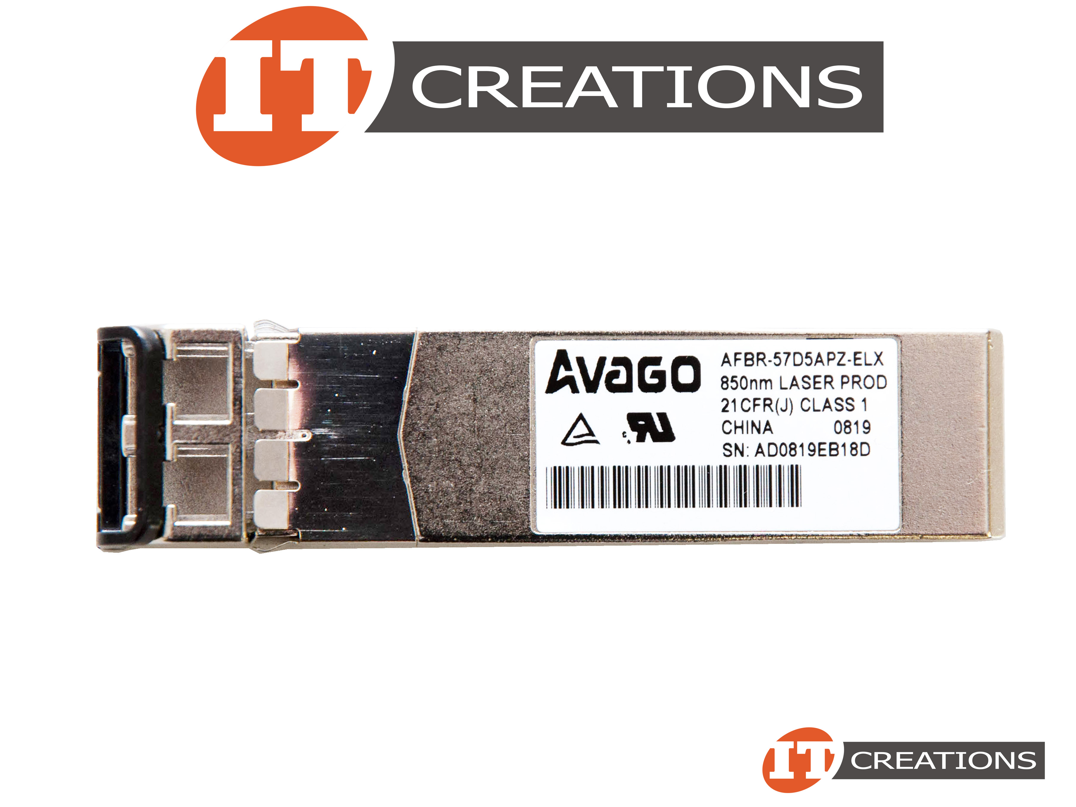 Module Émetteur-Récepteur Qlogic AFBR-57D9AMZ-QL – 8GB Fibre Channel SFP+ – Occasion