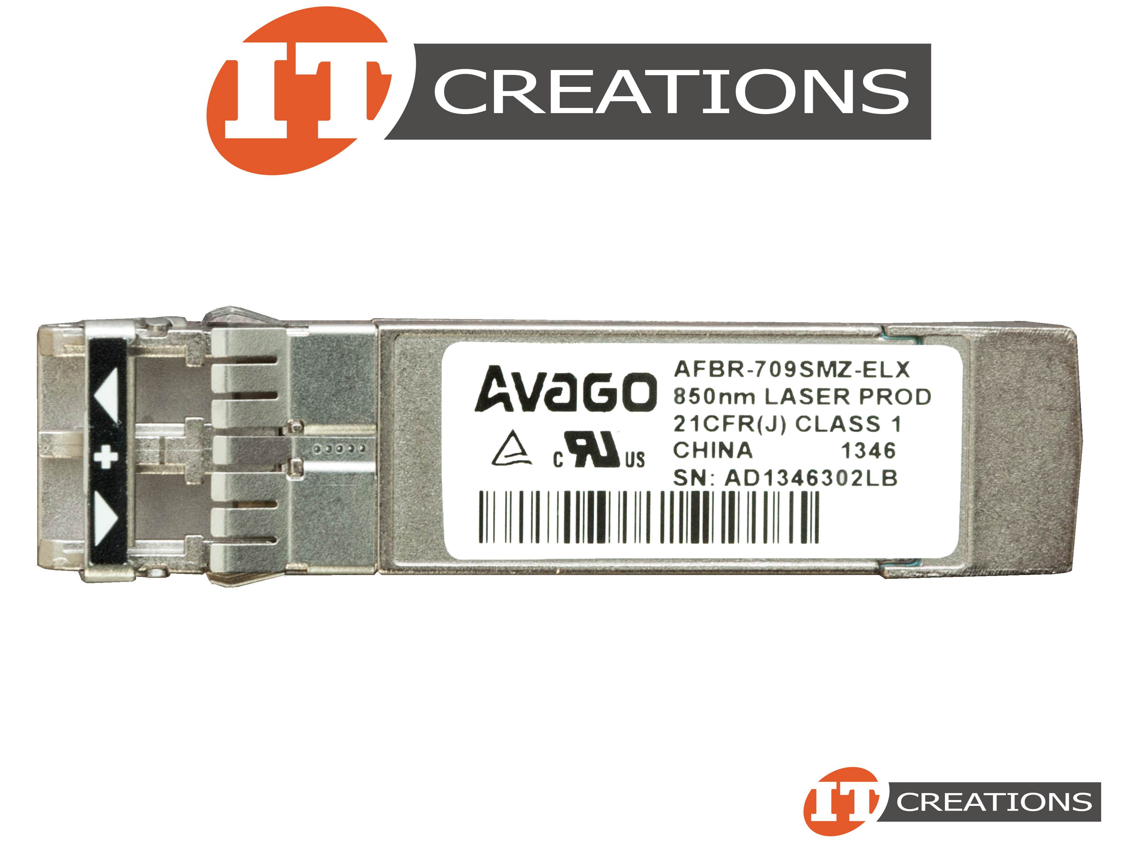 AFBR-709SMZ-ELX AVAGO 10GB 850NM SFP+ SMALL FORM FACTOR PLUGGABLE ...