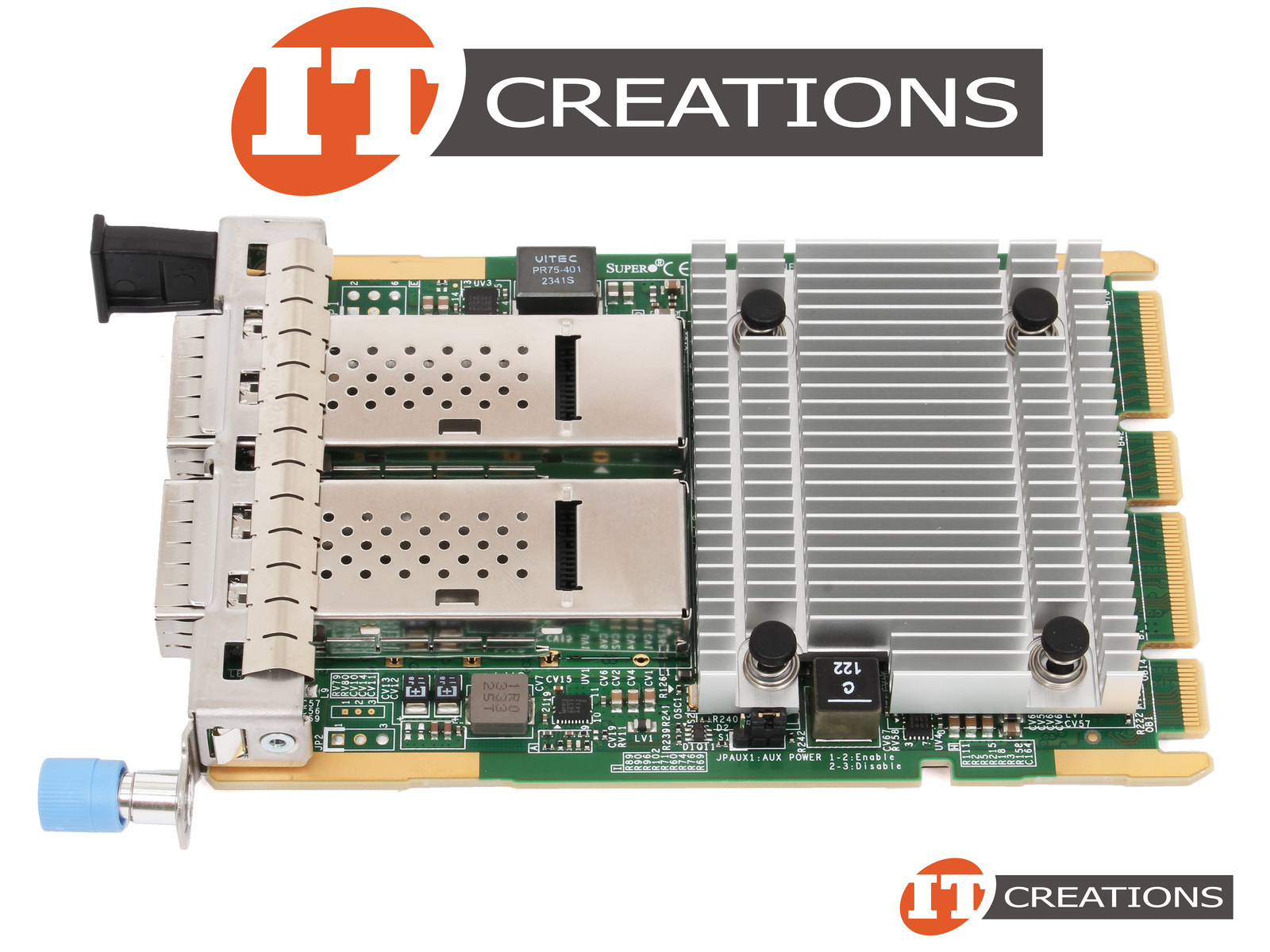 AOC-A100G-B2CM SUPERMICRO 100GBE DUAL PORT QSFP28 ADVANCED I/O MODULE ...