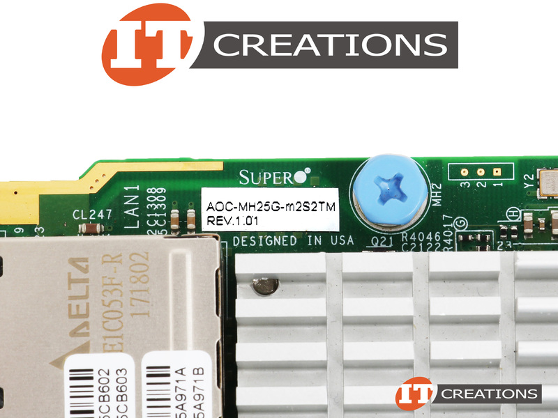 AOC-MH25G-M2S2TM SUPERMICRO ADVANCED 25GBE CONTROLLER SUPER I/O MODULE ...