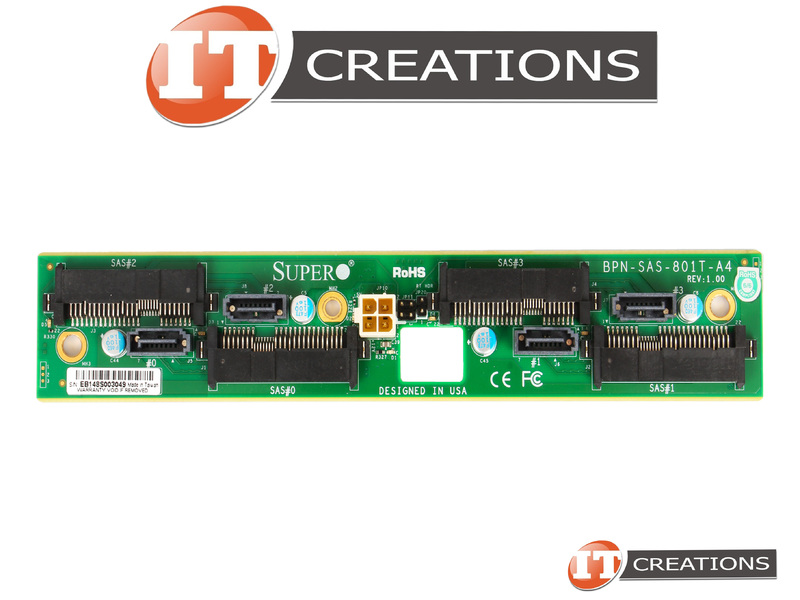 Backplane SUPERMICRO BPN-SAS-801T-A4 – 4 Baies 3.5" SATA3 SAS2 – Reconditionné
