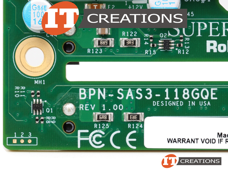BPN-SAS3-118GQE SUPERMICRO HARD DRIVE BACKPLANE 2.5 INCH SFF 2 BAY FOR ...