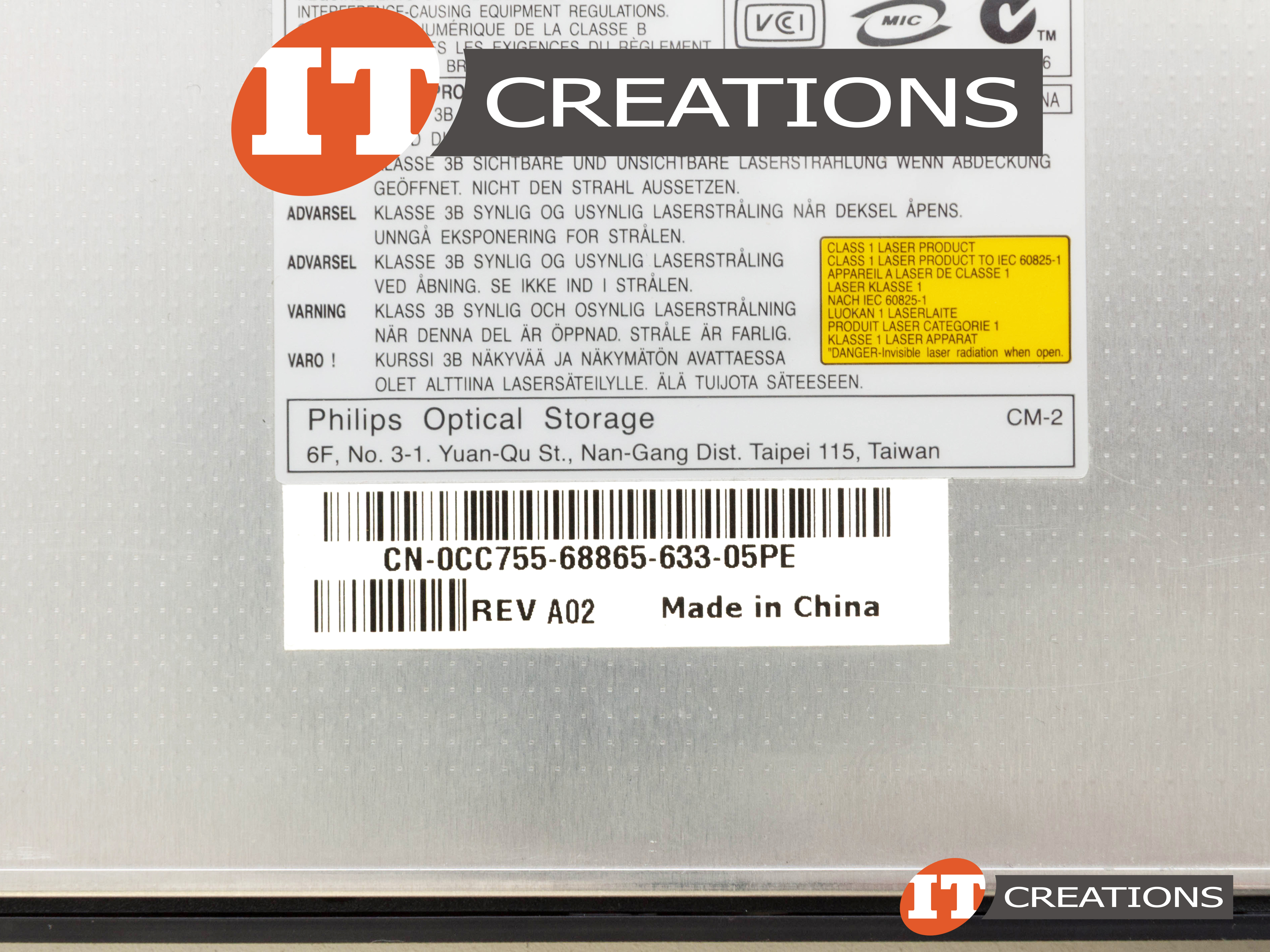 CC755 DELL OPTICAL DRIVE DVD ROM CD RW ULTRA SPEED SLIMLINE SLIM LINE