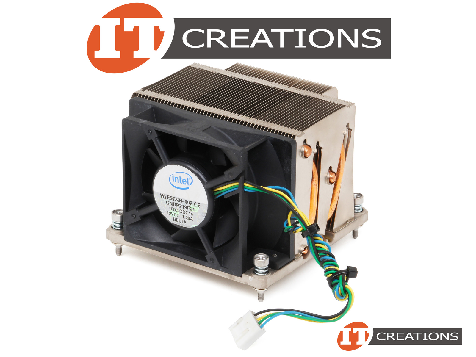 E97384-002 INTEL HEATSINK AND FAN ASSEMBLY FOR FCLGA1366 SOCKETS ...