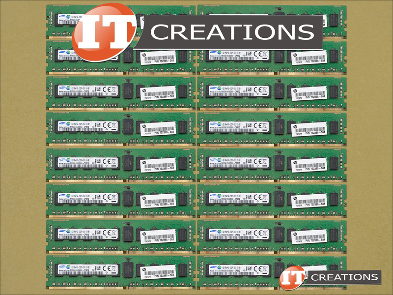 G8X65AV HP 128GB 16 X 8GB PC4 17000P R DDR4 2133 REGISTERED ECC 1RX4 CL15 288 PIN 1 20V 