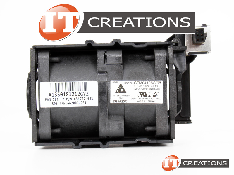 GFM0412SS-DL360P G8 HP FAN DUAL ROTORS DC12V 1.82A FOR HP PROLIANT DL3
