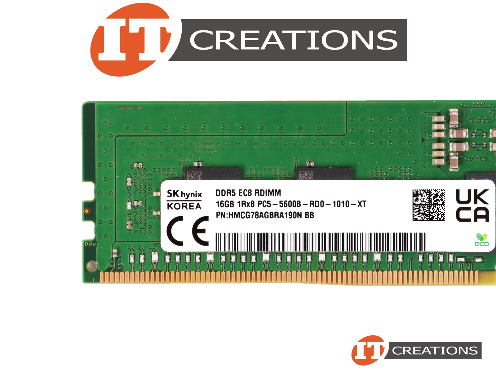 8枚/128G SKhynix DDR5 16GB ECC Registered