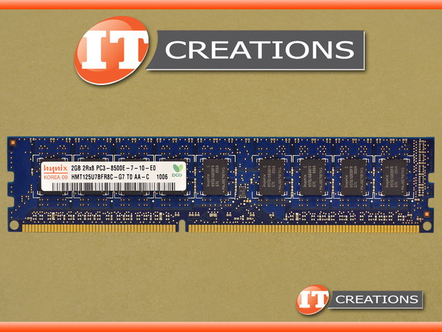 HYNIX 2GB PC3-8500E 2RX8 UNBUFFERED ECC DDR3-1066 MEMORY MODULE