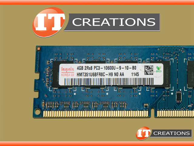 Hmt351u6bfr8c H9 Hynix 4gb Pc3 u Ddr3 1333 Unbuffered Non Ecc 2rx8 Cl9 240 Pin 1 5v Memory Module