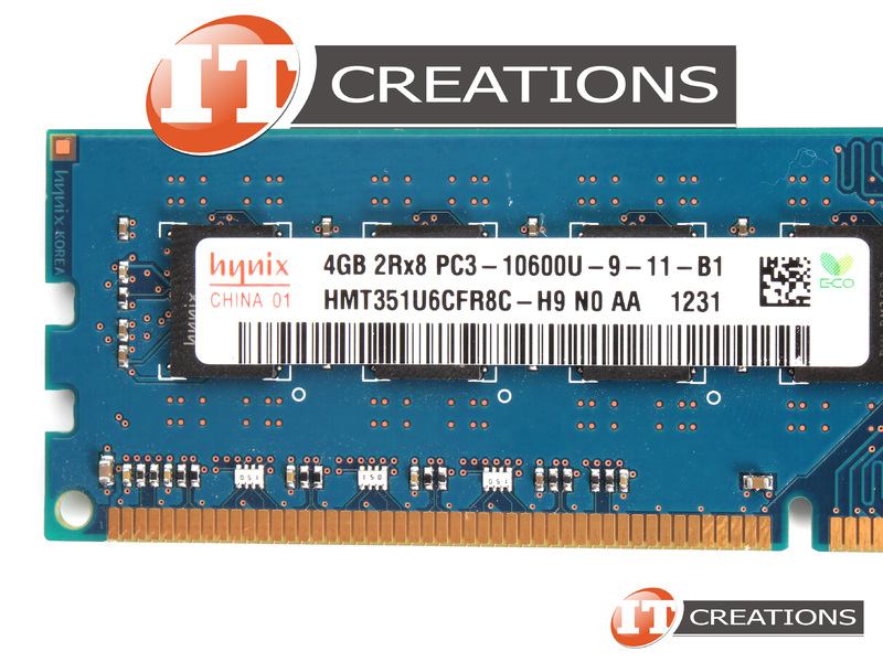 HMT351U6CFR8C-H9 LENOVO / HYNIX 4GB PC3-10600U DDR3-1333 UNBUFFERED NON ...