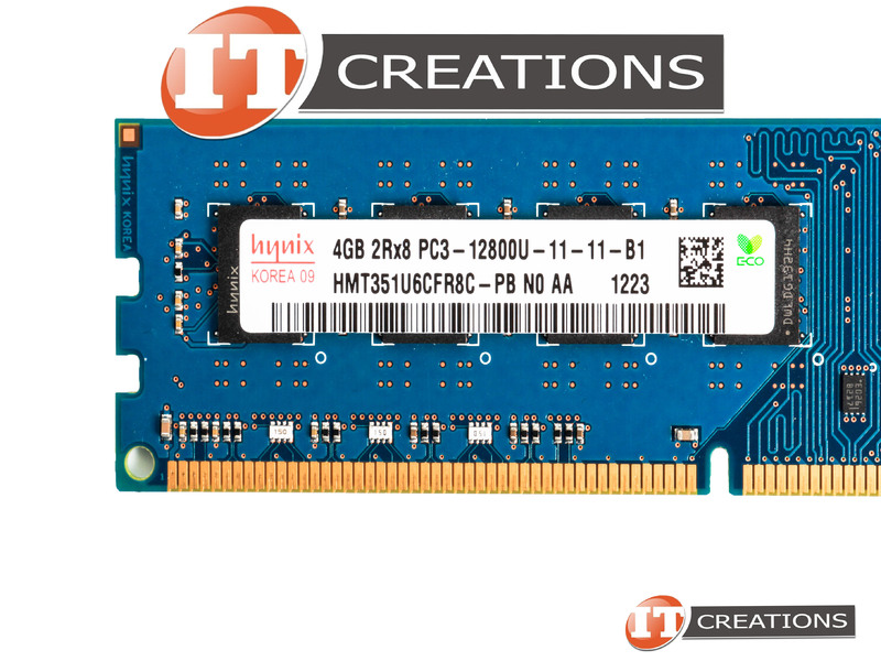HMT351U6CFR8C-PB LENOVO / HYNIX 4GB PC3-12800U DDR3-1600 UNBUFFERED NON ...