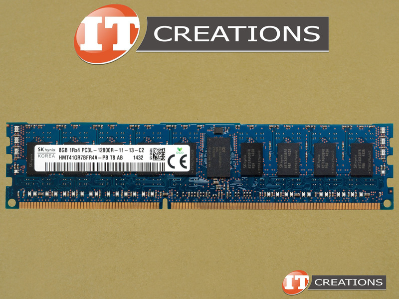 HMT41GR7BFR4A-PB SK 8GB PC3L-12800R DDR3-1600 REGISTERED ECC 1RX4 CL11 240 1.35V VOLTAGE MEMORY MODULE