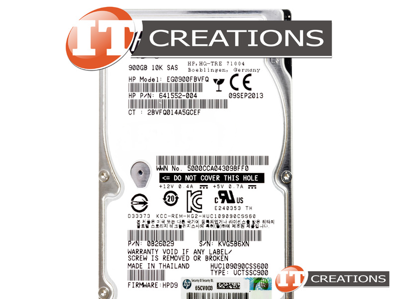 HGST Ultrastar 900GB 10K RPM SAS Hard Drive - 2.5", 6Gb/s, 64MB Cache, Model HUC109090CSS600 2 thumbnail image