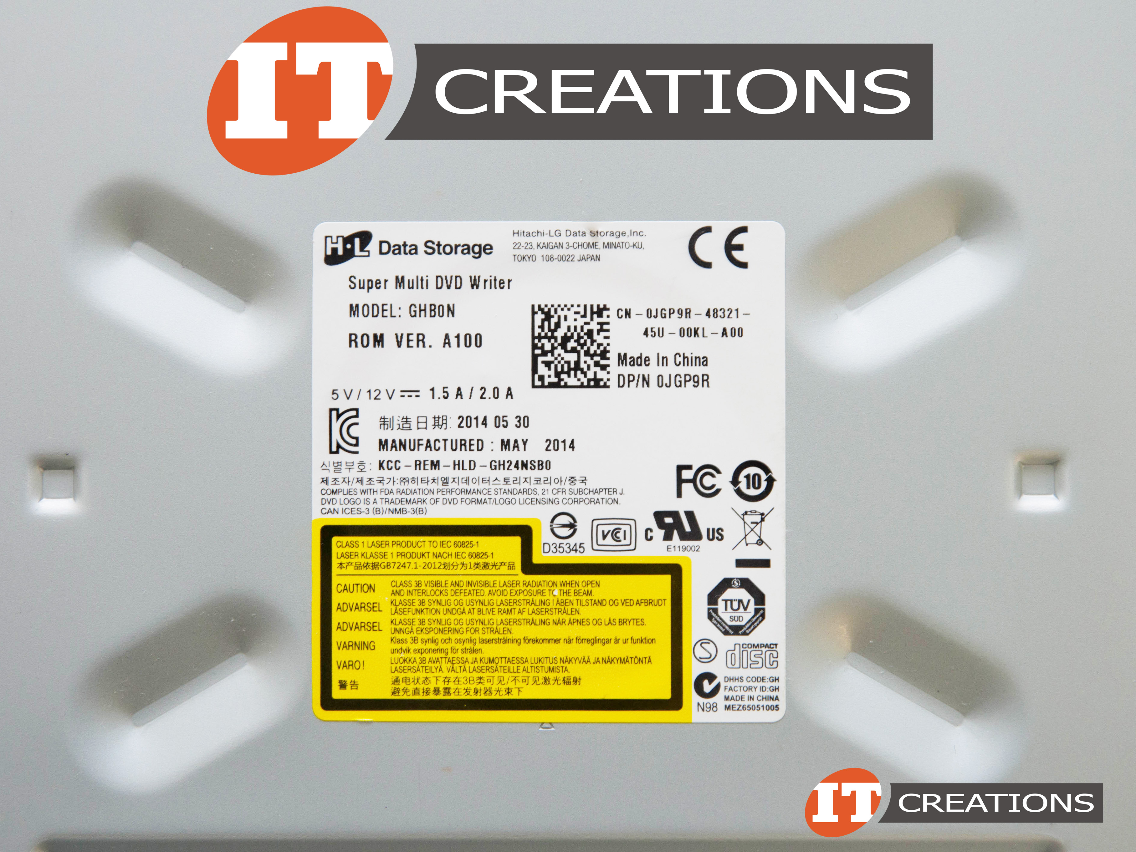 JGP9R DELL OPTICAL DRIVE DVD MULTI RECORDER RW DVD REWRITABLE COMPACT