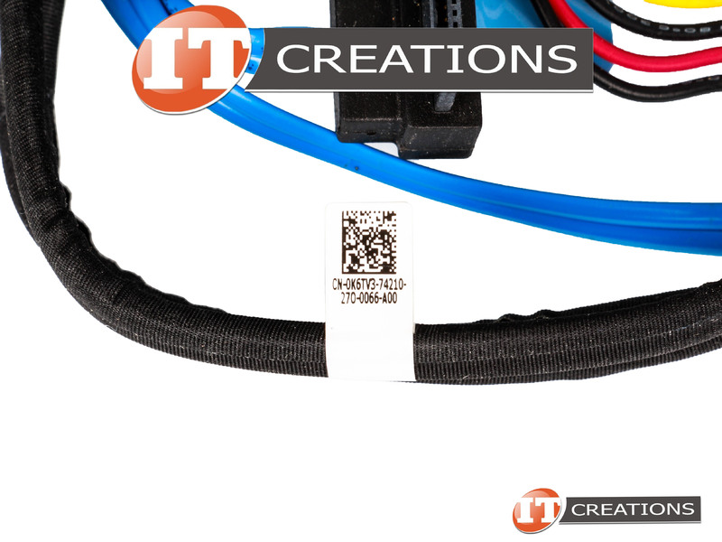 K6TV3 DELL SAS TO X2 SAS / SATA CABLE FOR DELL POWEREDGE T410 40 INCH SFF8484 TO ( 2 ) TWO