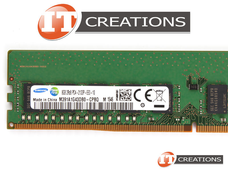 M391A1G43DB0-CPBQ SAMSUNG 8GB PC4-17000 DDR4-2133P-E UNBUFFERED ECC ...
