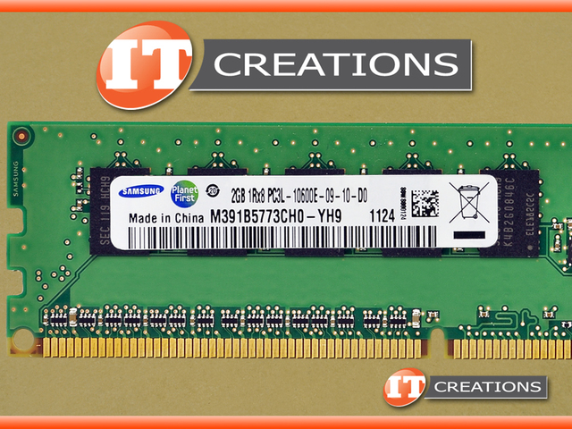 Mémoire RAM Micron 2GB DDR3 - PC3L-10600E - Pour Serveur - Occasion Fonctionnelle