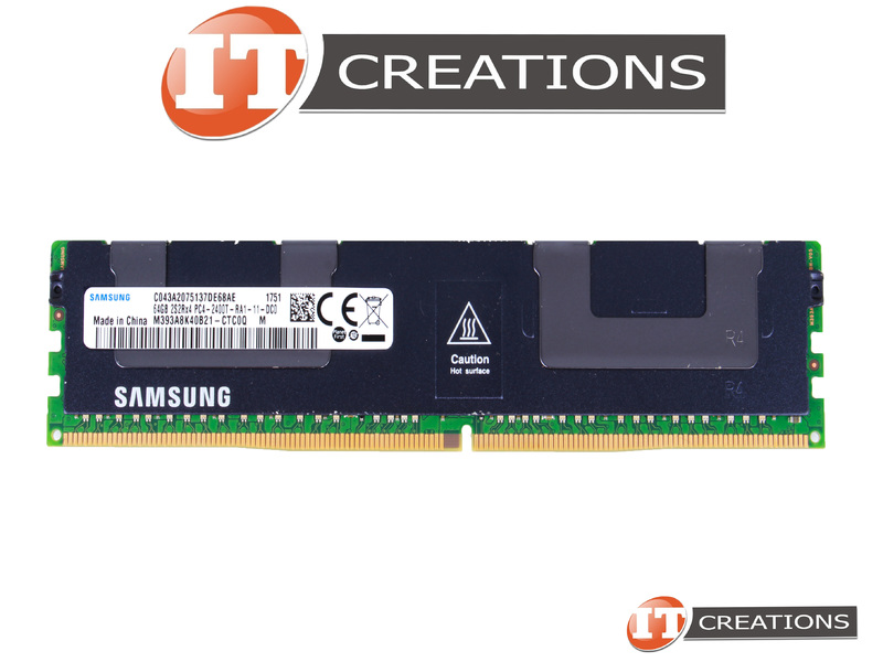 M393A8K40B21 CTC0Q SAMSUNG 64GB PC4 19200 DDR4 2400T R REGISTERED ECC 2S2RX4 CL17 288 PIN 1 20V 