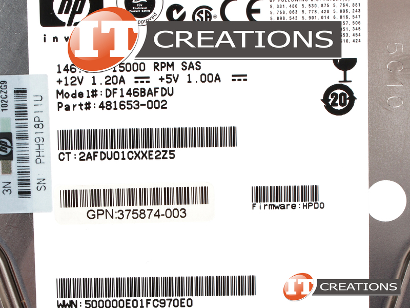 MBA3147RC-HP HP / TOSHIBA 146GB 15K RPM SAS 3.5 INCH LARGE FORM FACTOR ...