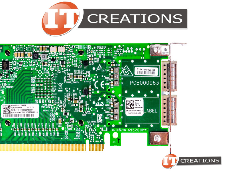 Staffa Basso Profilo Per Mellanox CX456A MCX456A-ECAT CX556A Edr - Foto 13