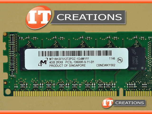 32GB 16GBX2 SERVER MEMORY MICRON MT36KSF2G72PZ 1g4e1lg 16gb 1x16gb 1333mhz Pc3 10600r 325270207219