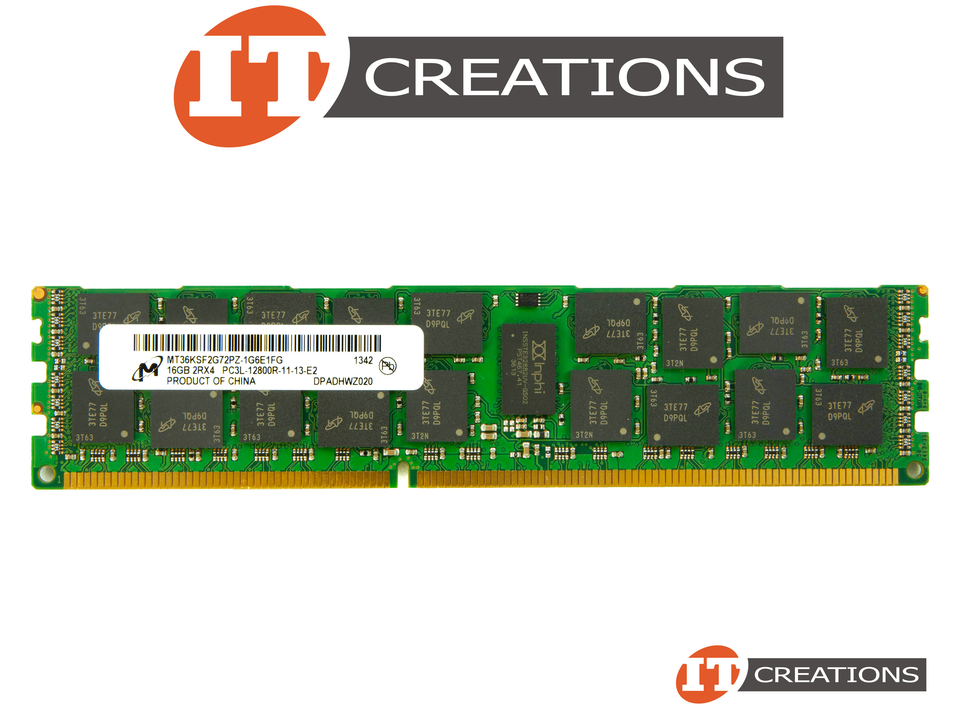 Barrette Mémoire Serveur Samsung 16GB DDR3-1600 PC3L-12800R - Occasion Fonctionnelle | RAM ECC Registered