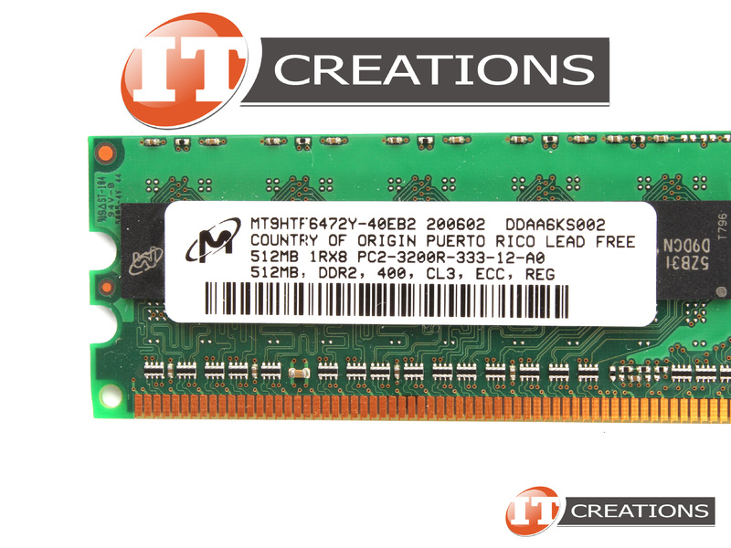 Mémoire RAM de 1Go PC2 3200R ECC 400Mhz - Ordi Spare