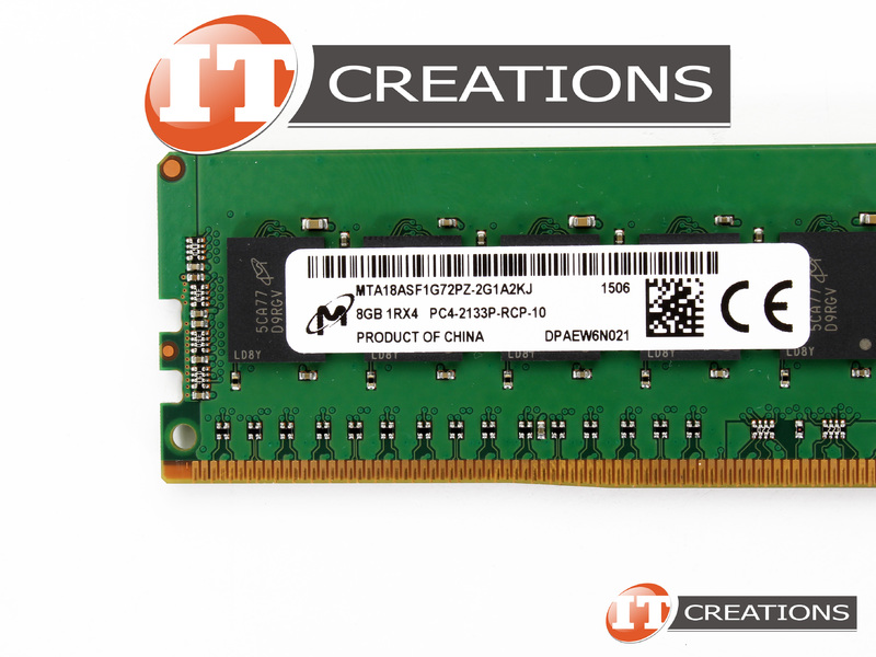 MTA18ASF1G72PZ-2G1A2KJ MICRON 8GB PC4-17000P-R DDR4-2133P-R REGISTERED ...