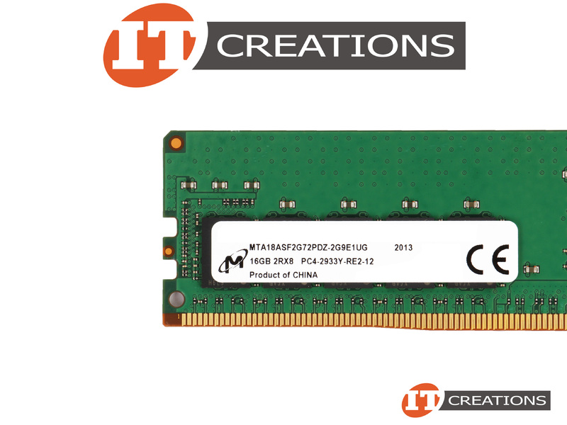 MICRON 16GB PC4-23466 DDR4-2933Y-R REGISTERED ECC 2RX8 CL21 288 PIN 1.20V  MEMORY MODULE ( PC4-2933Y-R ) (MTA18ASF2G72PDZ-2G9E1UG)